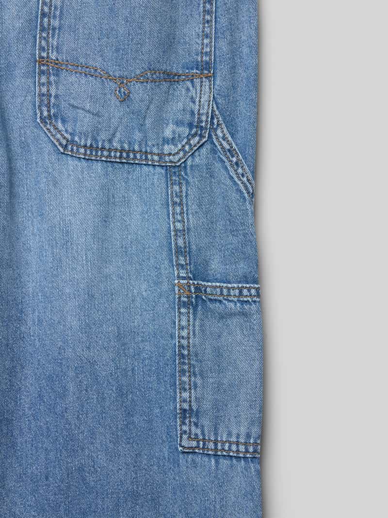 s.Oliver RED LABEL Relaxed fit baggy jeans van licht katoenen denim