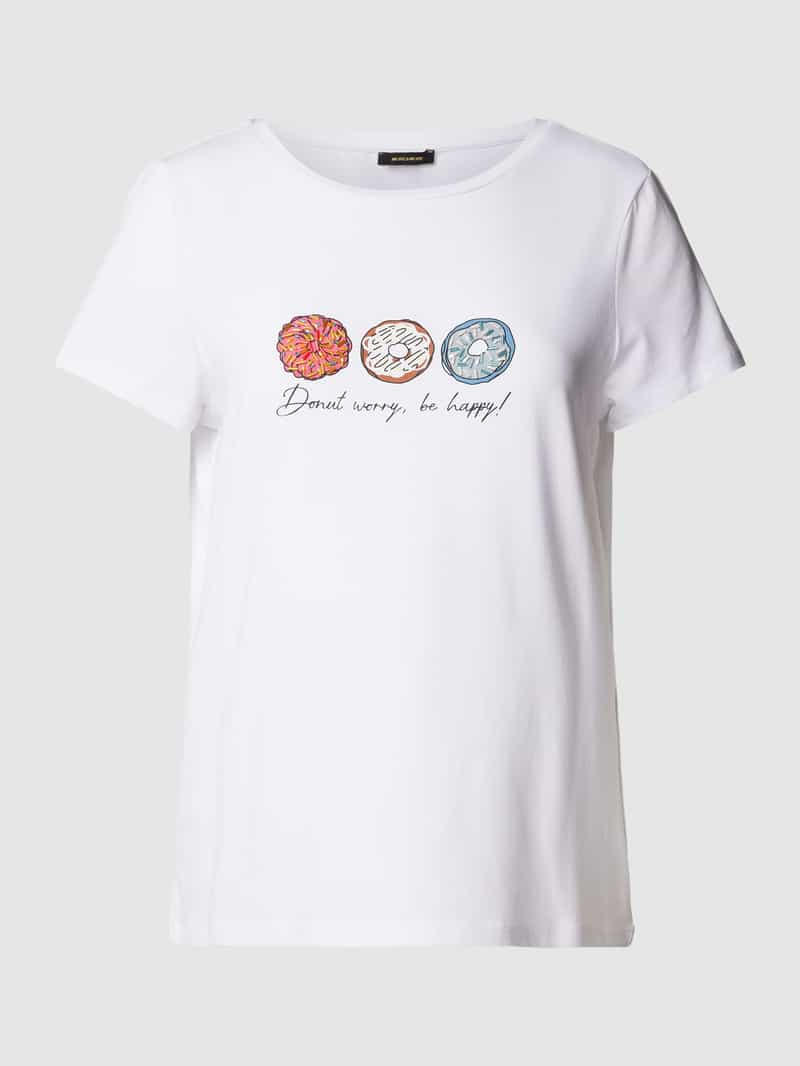 MORE & MORE T-shirt met motiefprint