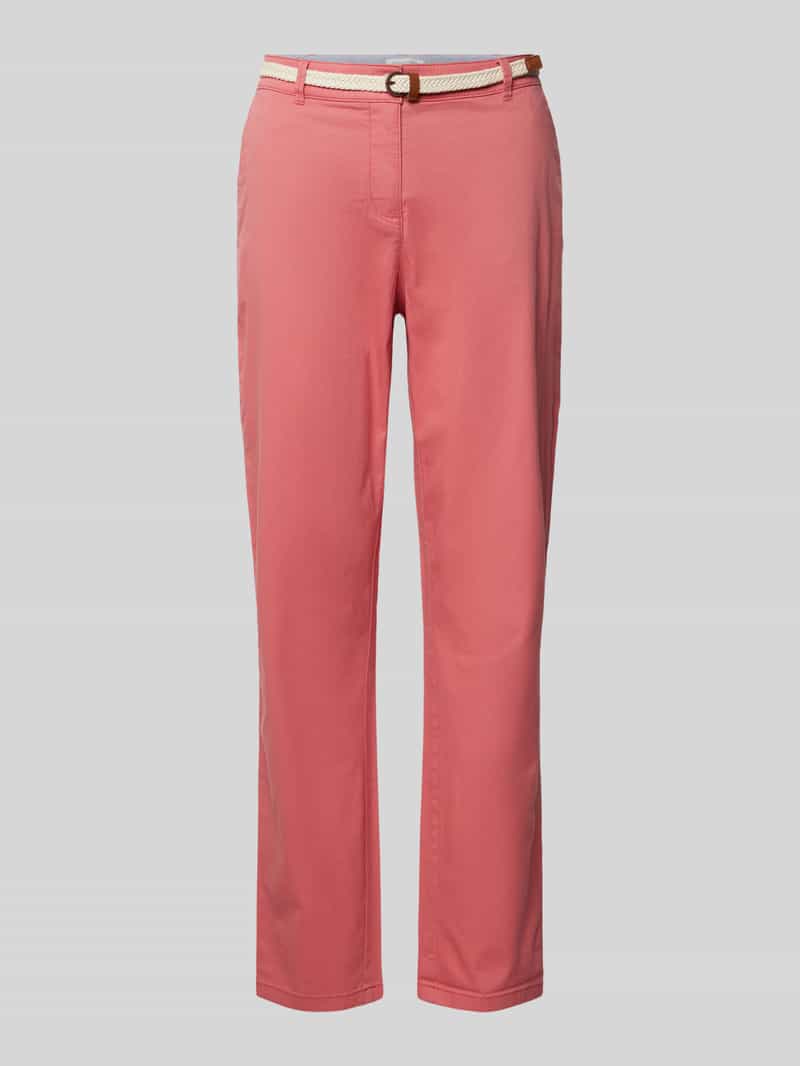 Christian Berg Woman Casual fit chino met riem