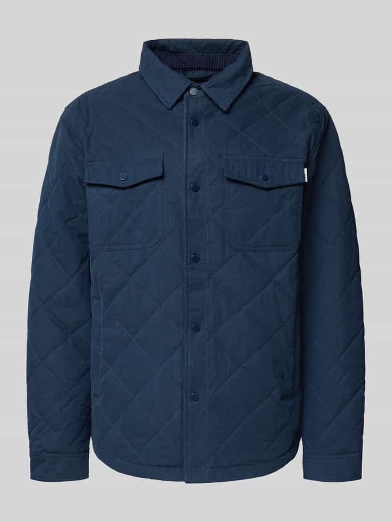 Pepe Jeans Overhemdjack van katoenmix model 'QUILTED WORKSHIRT'