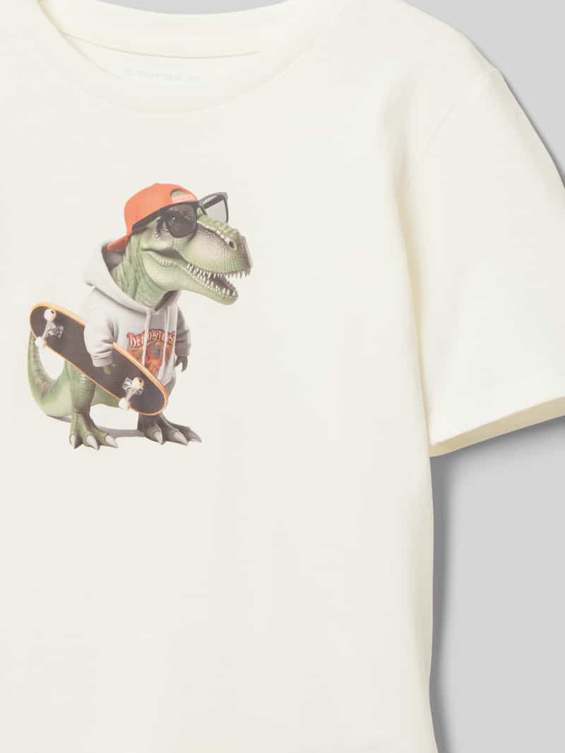 Tom Tailor Regular fit T-shirt van puur katoen