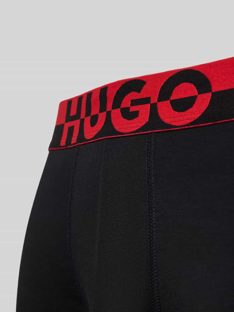 HUGO Boxershort van modalmix met logostitching