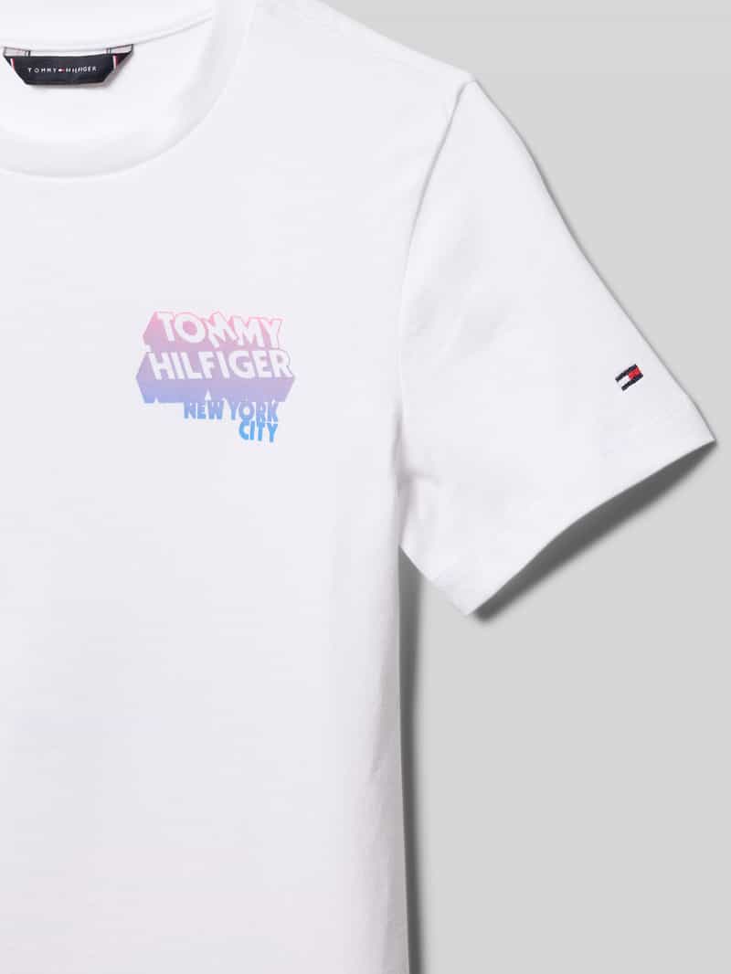Tommy Hilfiger Teens T-shirt met labelprint