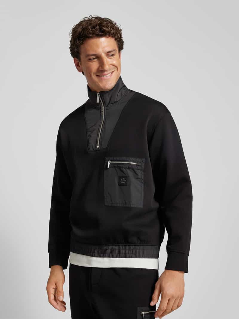 Armani Exchange Schipperstrui met ritszak