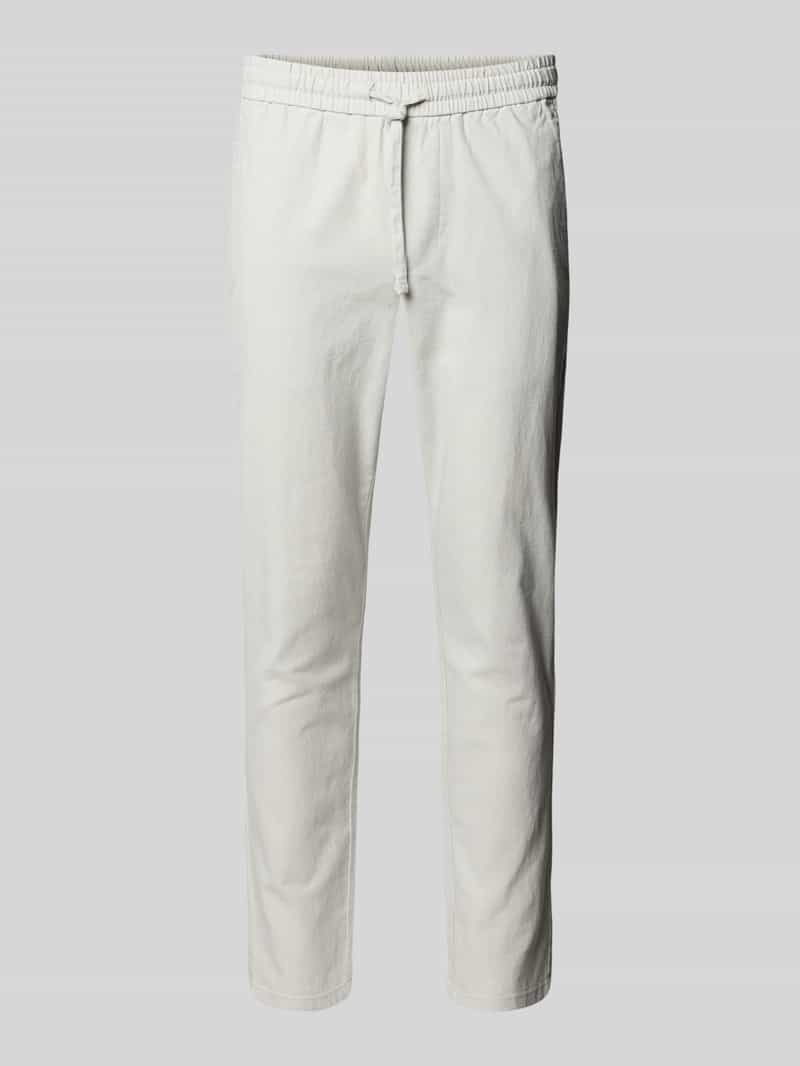 Only & Sons Korte stoffen broek van linnenmix model 'LINUS'
