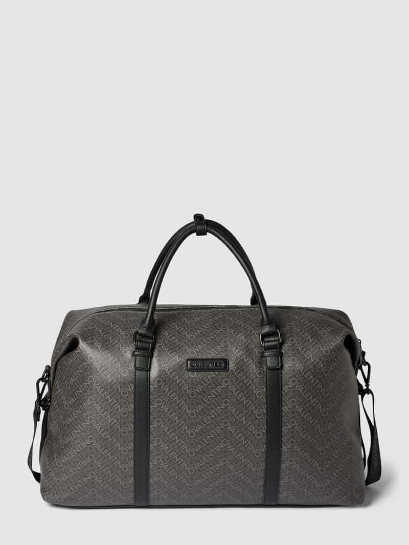 VALENTINO BAGS Duffle bag met all-over labelmotief model 'TYRONE'
