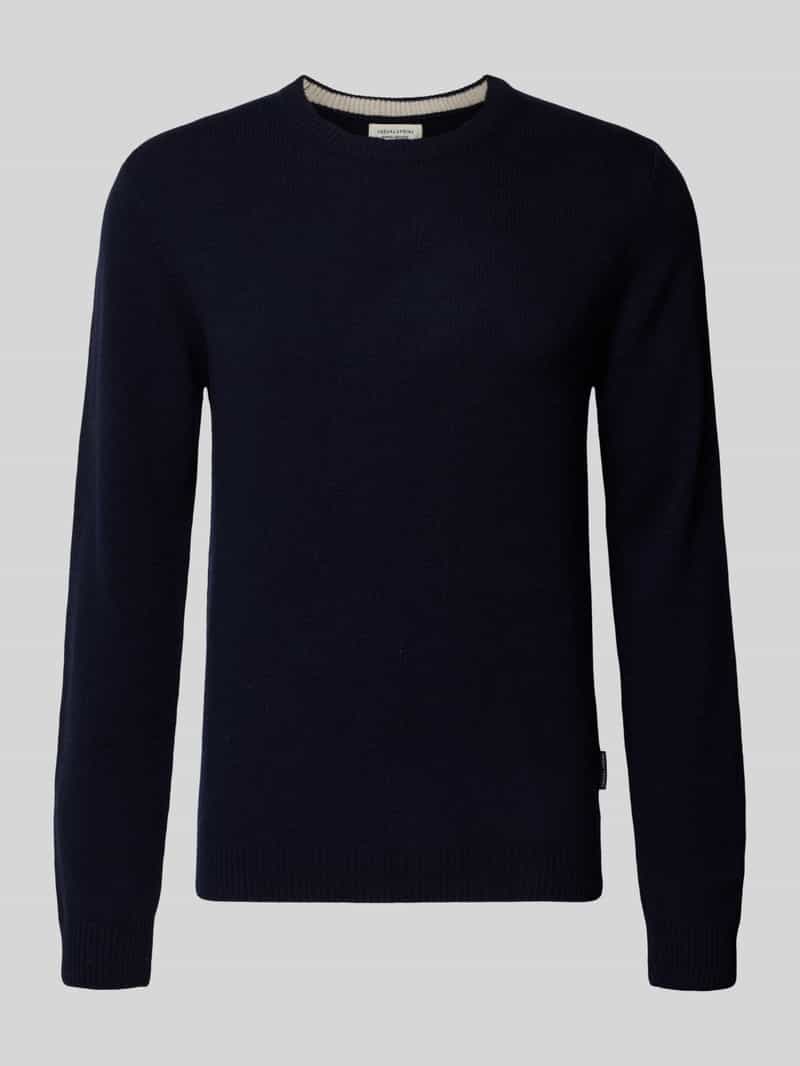 casual friday Gebreide pullover van wolmix model 'KARL'