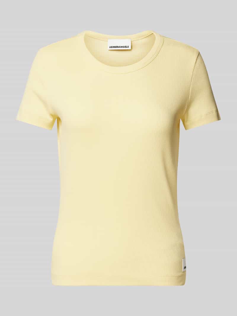 ARMEDANGELS T-shirt met labelpatch model 'KARDAA'