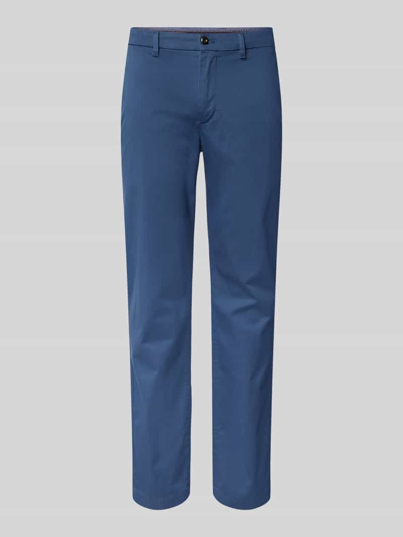 Tommy Hilfiger Straight leg chino met structuurmotief model 'DENTON'