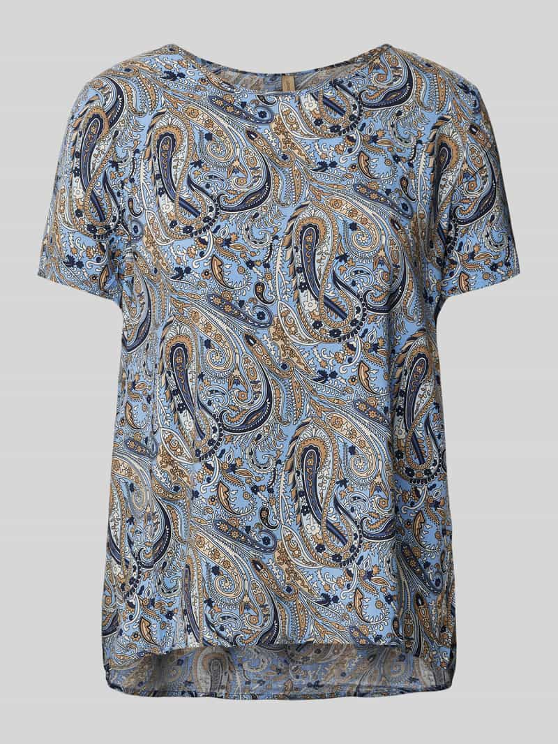 Soyaconcept Regular fit blouseshirt met ronde hals model 'PIANNA'