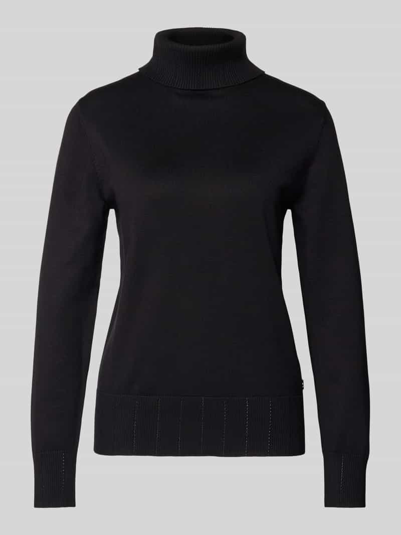 s.Oliver BLACK LABEL Slim fit pullover van viscosemix