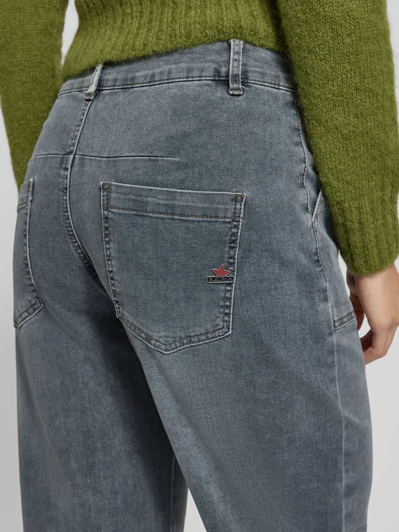 Buena Vista Barrel fit jeans met steekzakken