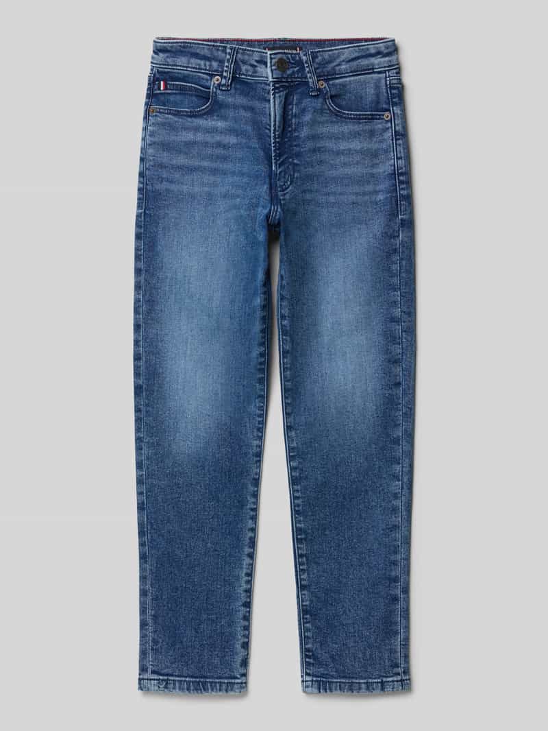 Tommy Hilfiger Kids Straight fit jeans van katoenmix