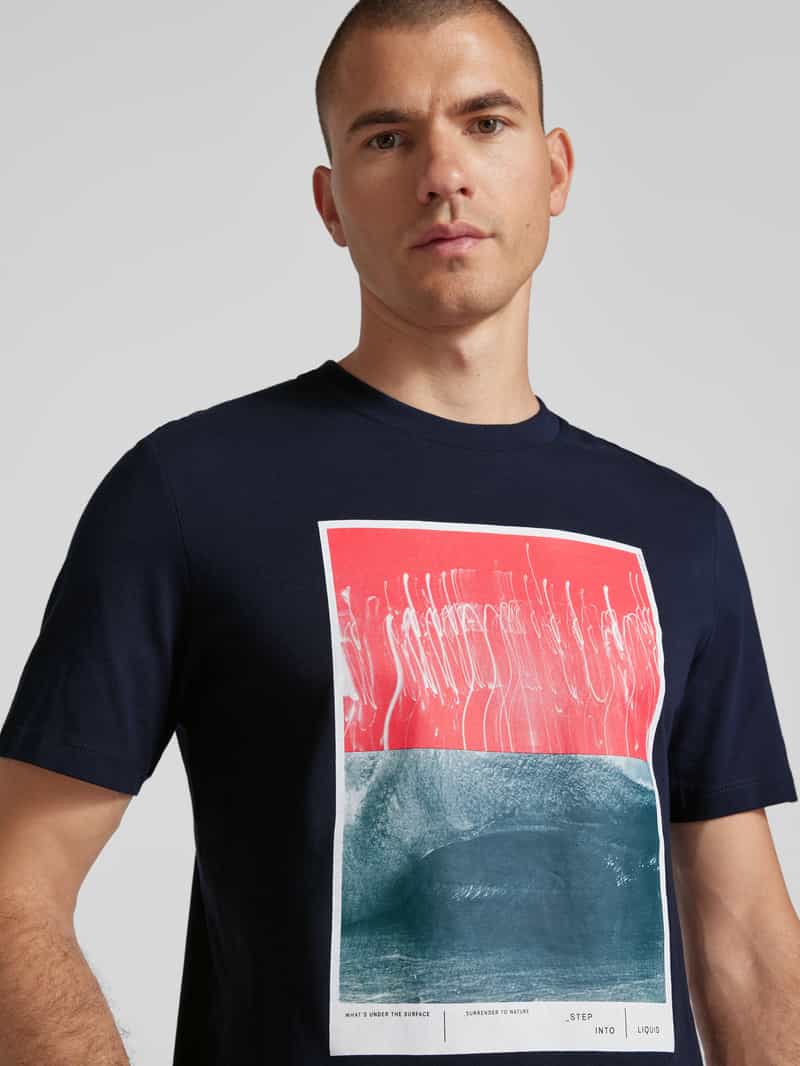 s.Oliver RED LABEL T-shirt met motiefprint model 'Photoprint Box'