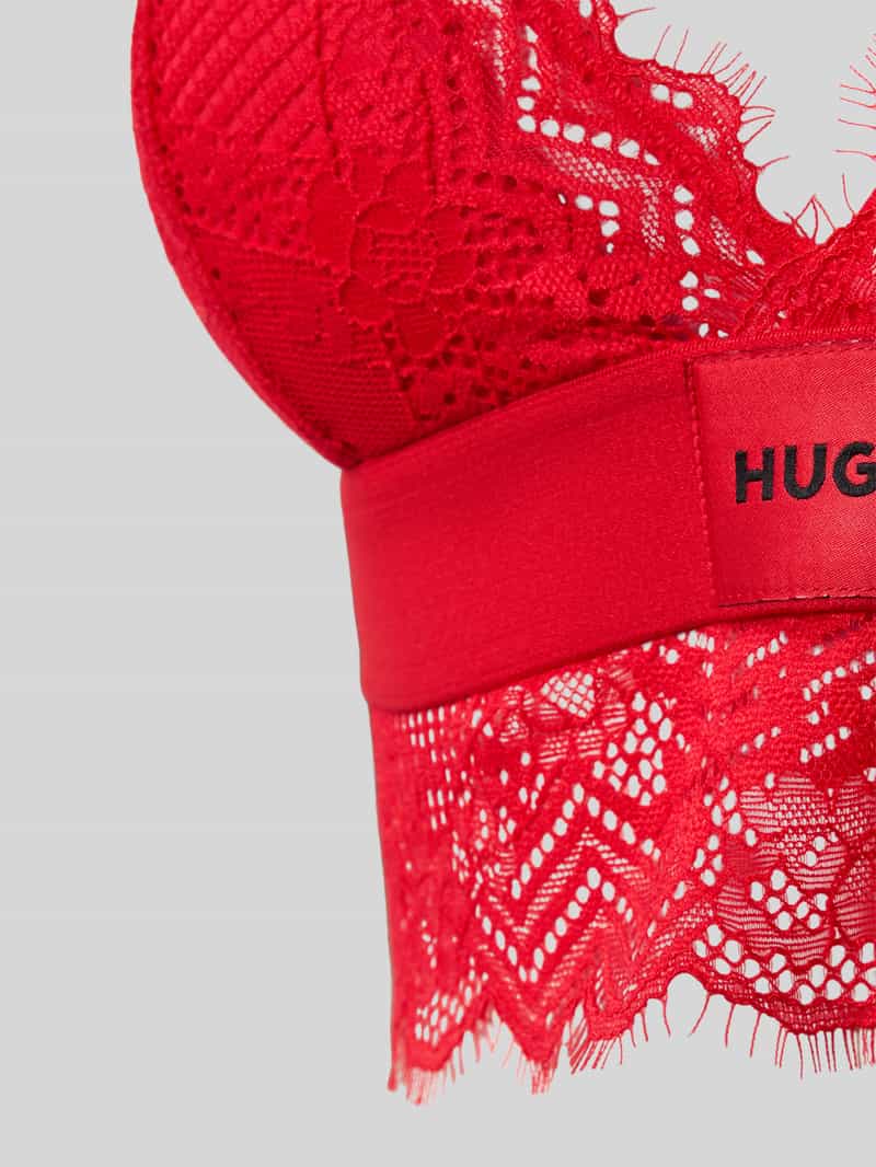 HUGO Beha met kant model 'TRIANGLE RL LACE'