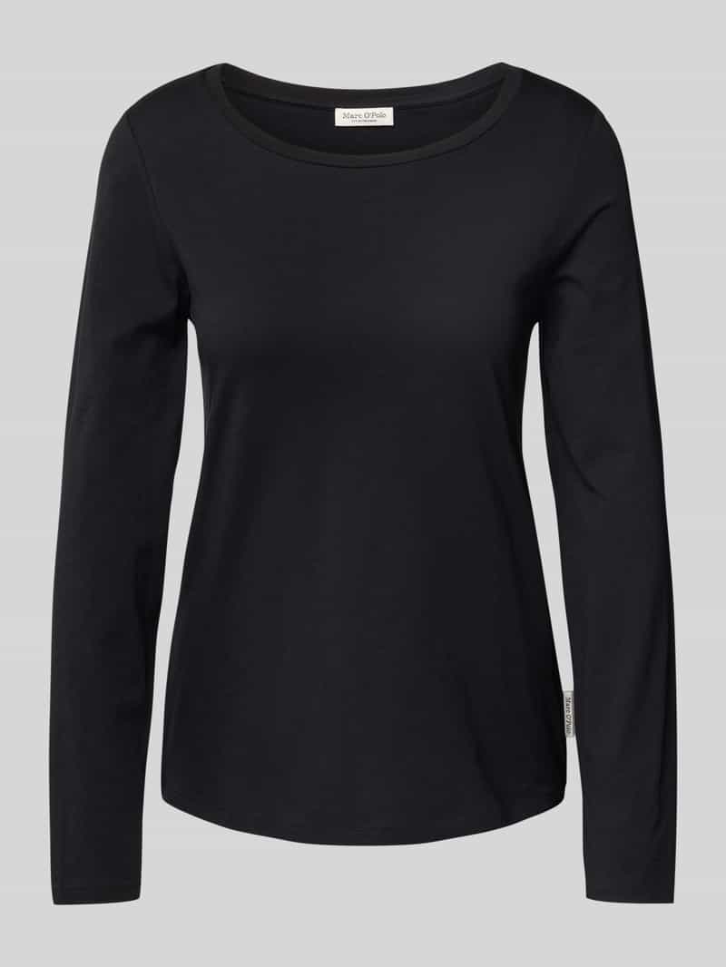 Shirt met lange mouwen van katoen met logodetail