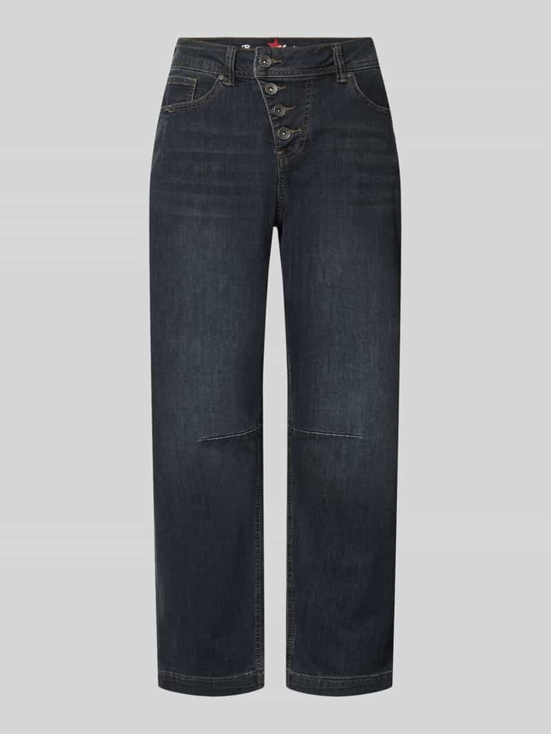Buena Vista relaxed fit barrel jeans van mix van katoen met viscose model 'Relaxed Malibu'