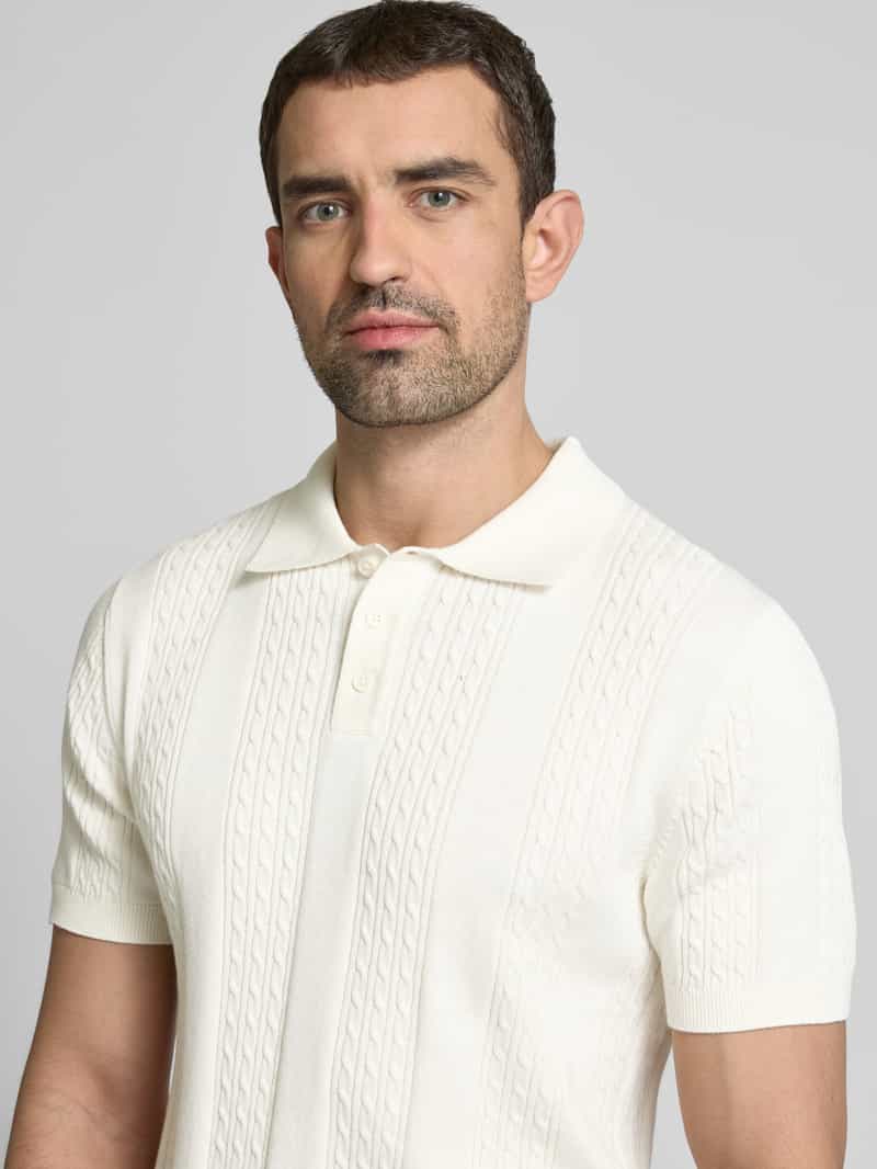 MCNEAL Regular fit poloshirt met korte knoopsluiting