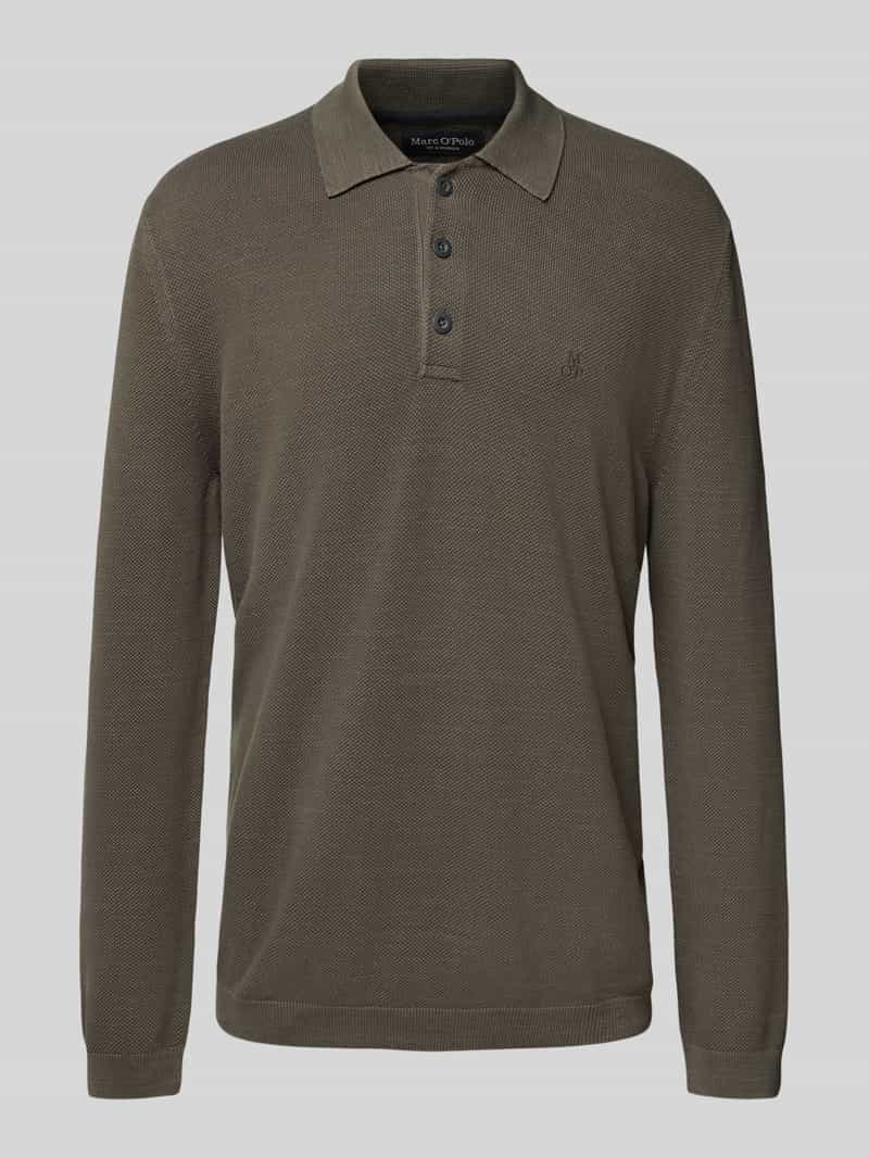 Marc O'Polo Regular fit gebreid shirt van puur katoen