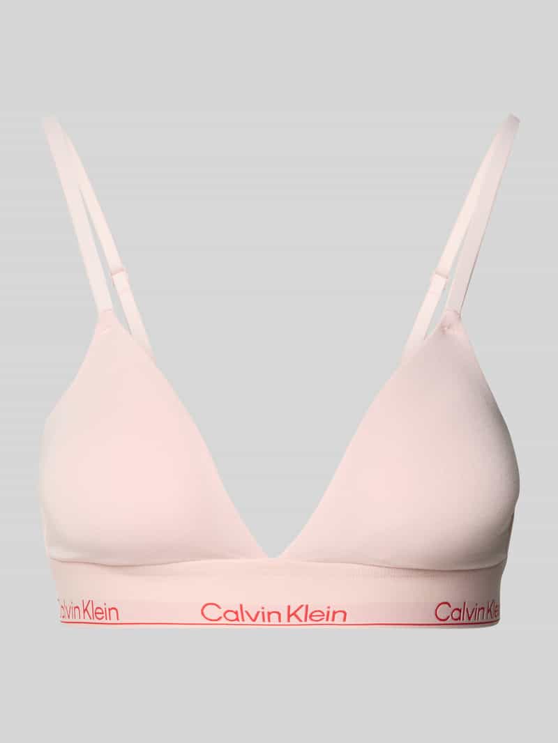 Calvin Klein Underwear Regular fit beha met logostitching model 'Triangle'