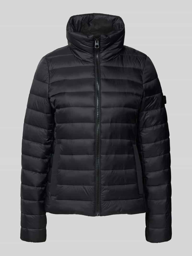 Marc O'Polo Regular fit gewatteerd jack met strookzakken