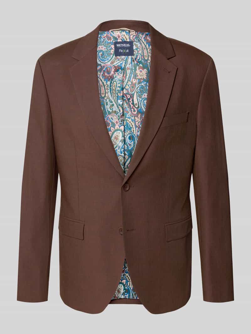 MCNEAL Slim fit colbert met viscose en reverskraag