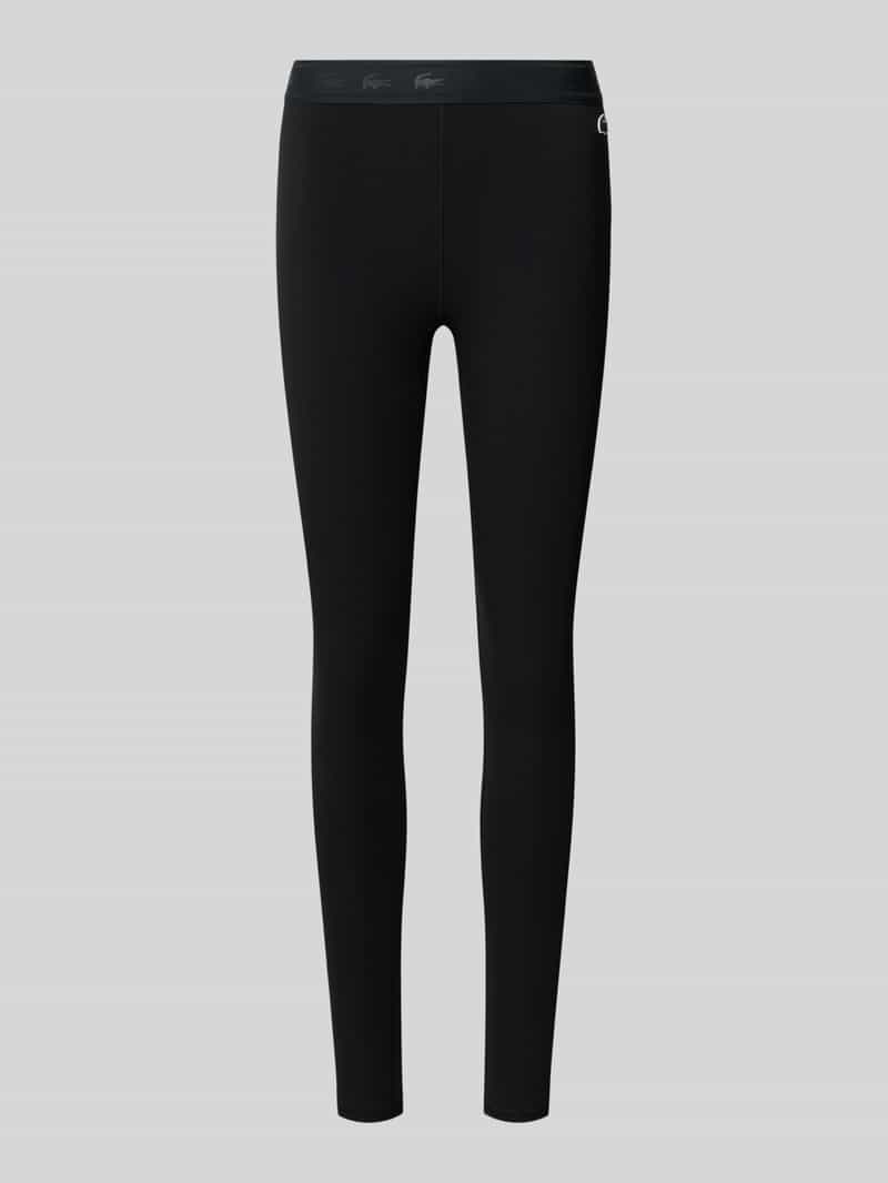 Slim fit sport-legging met logoprint