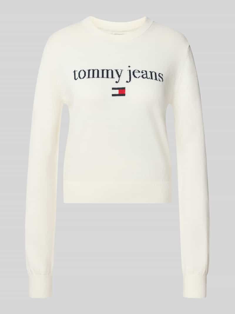 Tommy Jeans Regular fit pullover van katoenmix