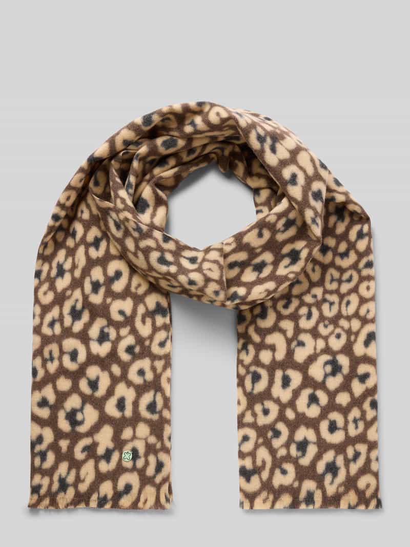 Codello Sjaal met all-over dierenprint model 'Leo'