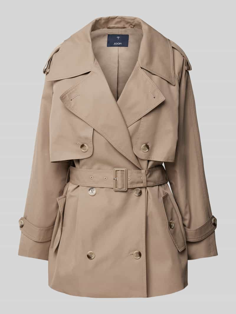 Joop! Trenchcoat met tailleriem model 'Carrie'