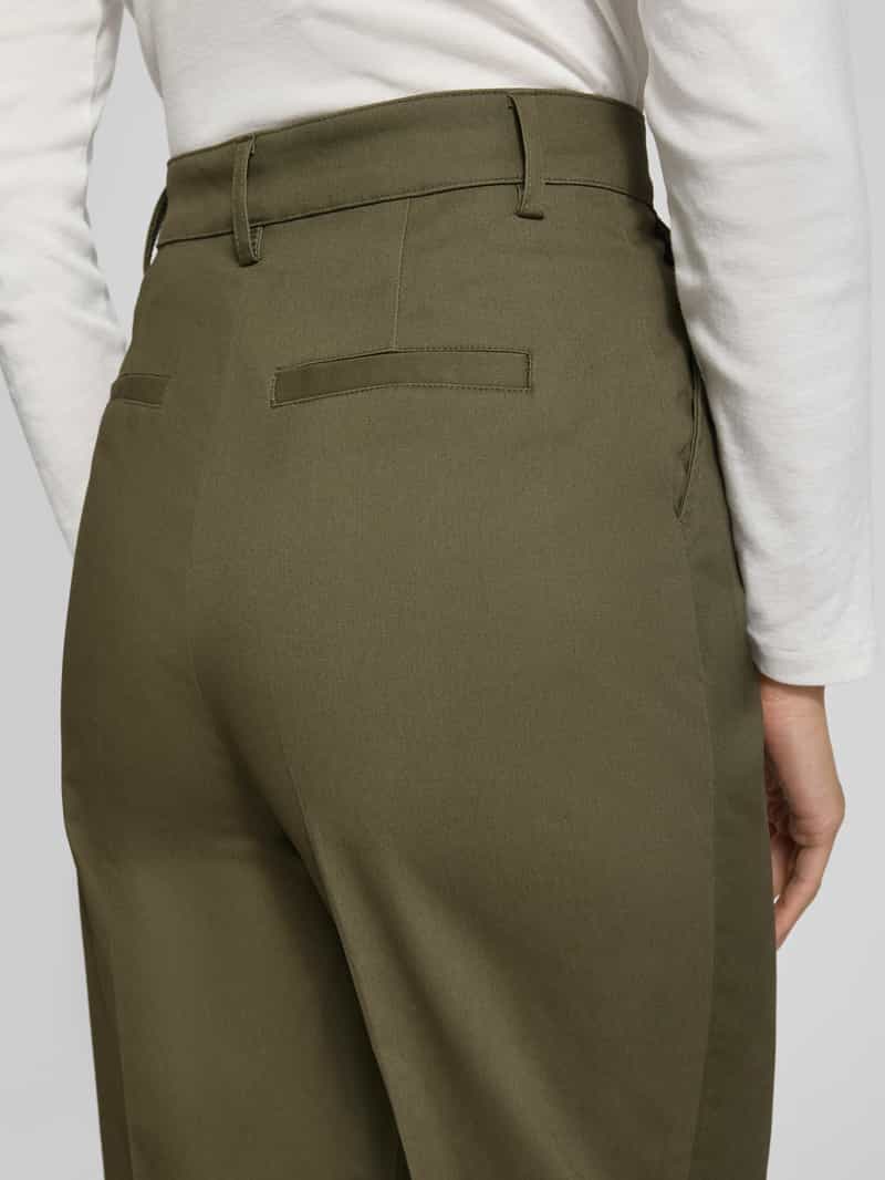 Stefanel Stoffen broek met achterzakken