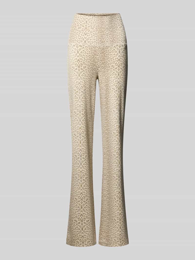 Flared legging in all-over look model 'Daisy'