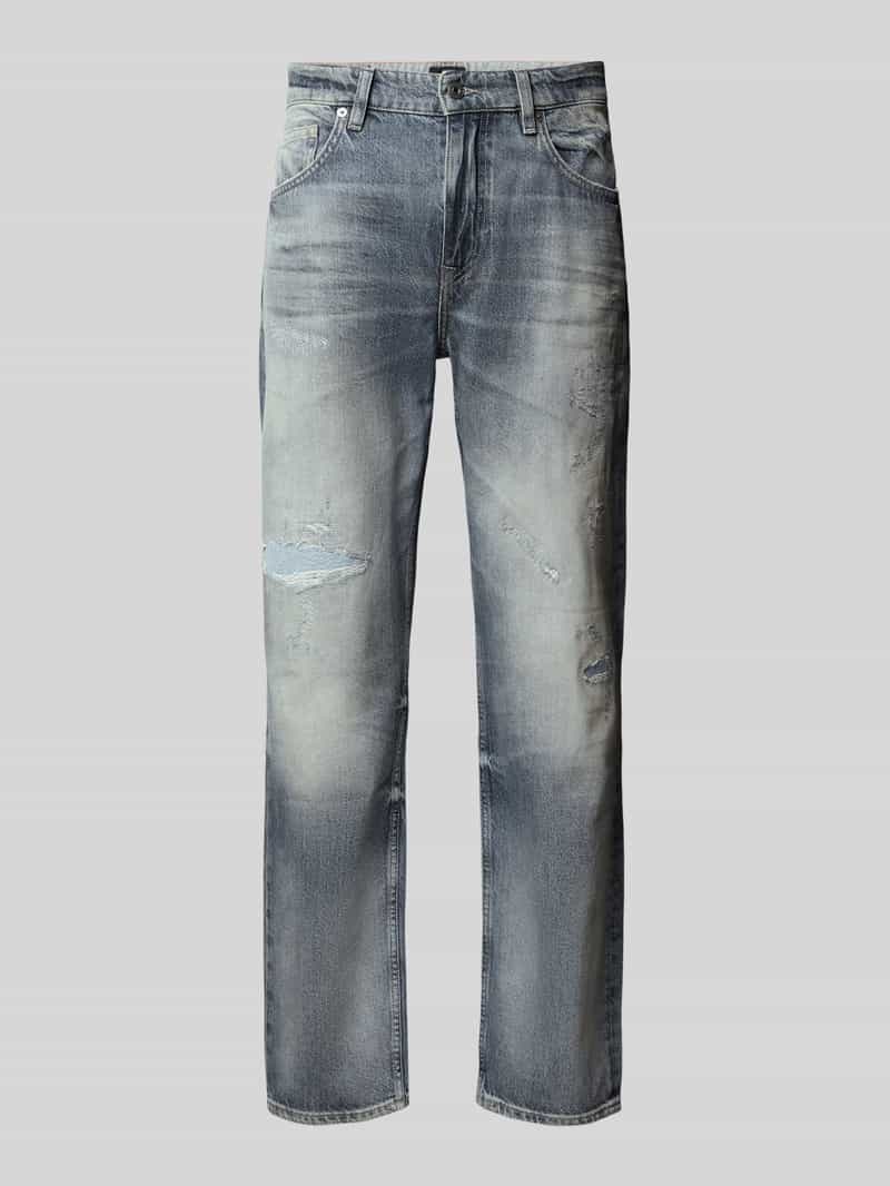Boss Orange Tapered fit jeans van puur katoen model 'TROY BO CAST'