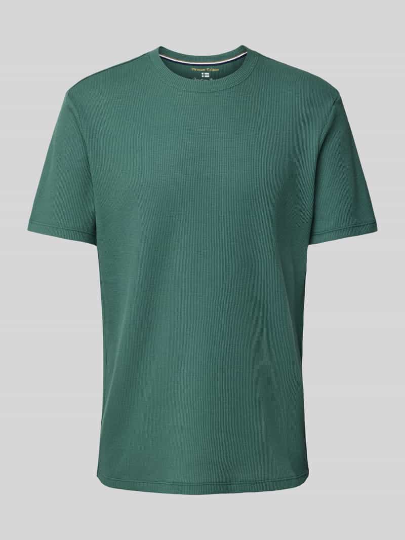 Christian Berg Men T-shirt met structuurmotief