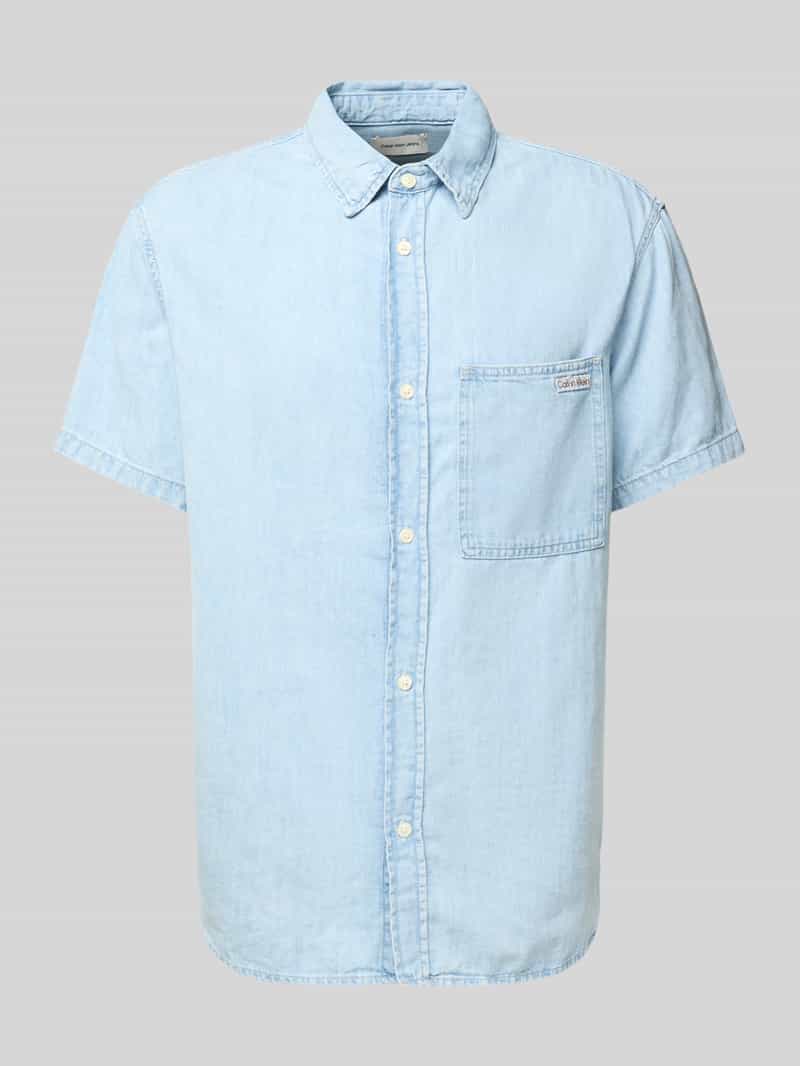 Calvin Klein Jeans Vrijetijdsoverhemd met kentkraag