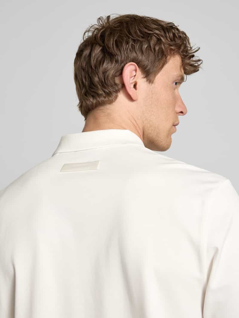 HUGO Poloshirt met V-hals model 'Dimersve'