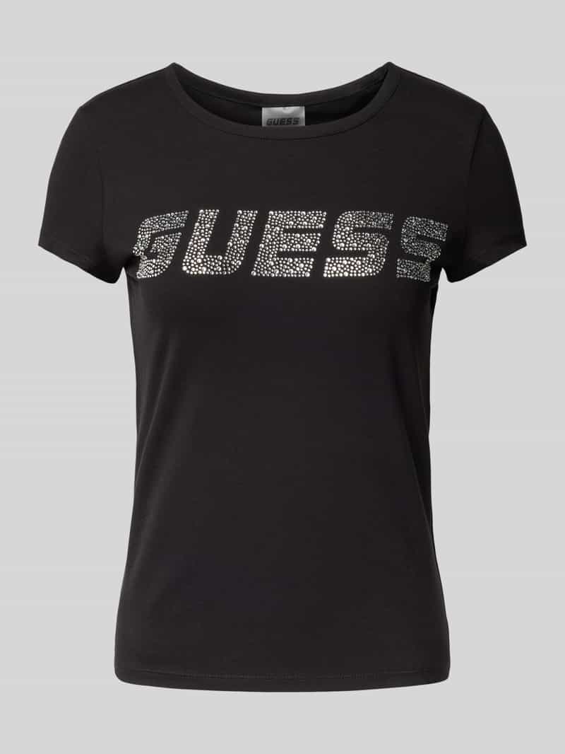 Guess Activewear T-shirt met labeldetail model 'KIARA'