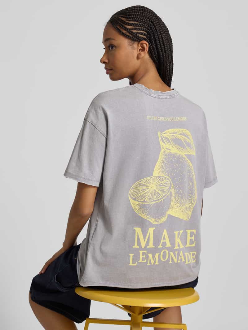 Only Oversized T-shirt van puur katoen model 'KINNA'