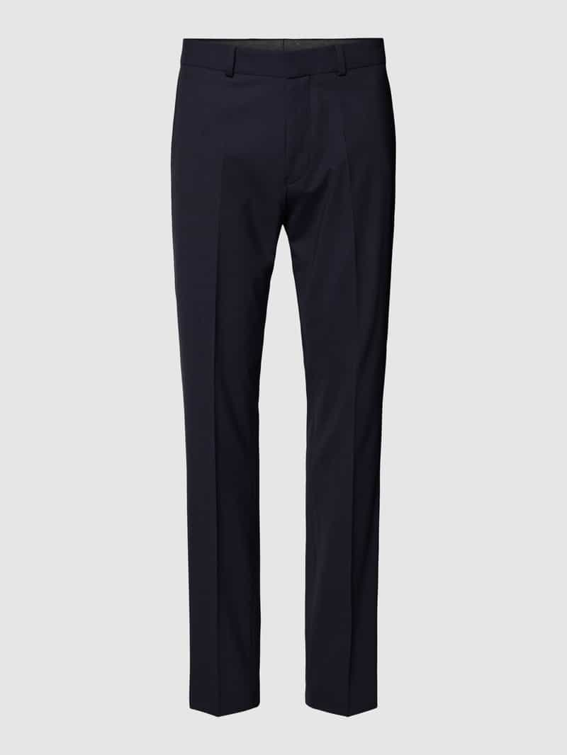 s.Oliver BLACK LABEL Regular fit pantalon met persplooien model 'OULTIMATE'