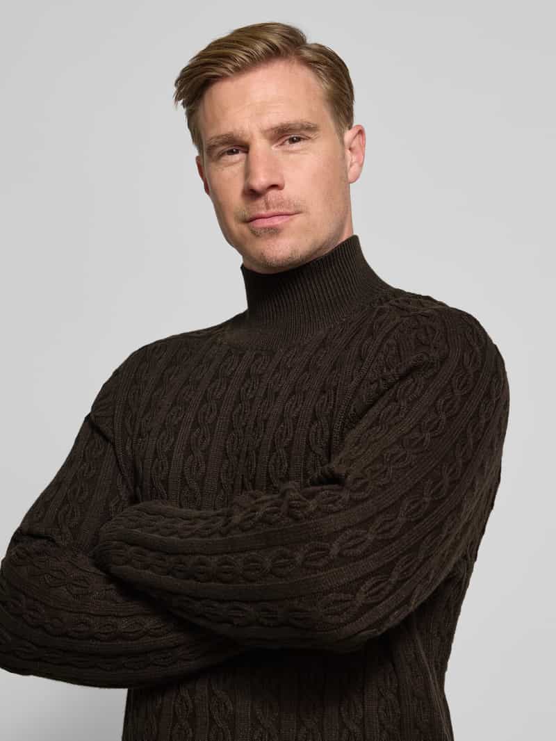 drykorn Gebreide pullover met opstaande kraag model 'EDDARD'