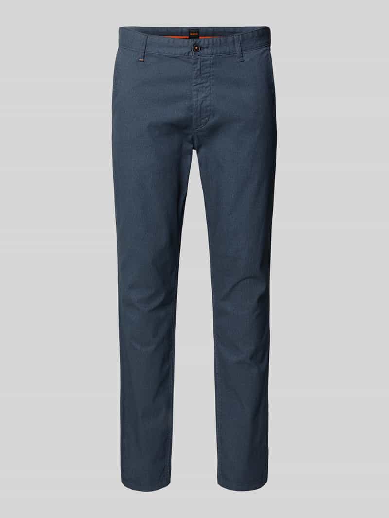 Boss Orange Slim fit chino van katoenmix