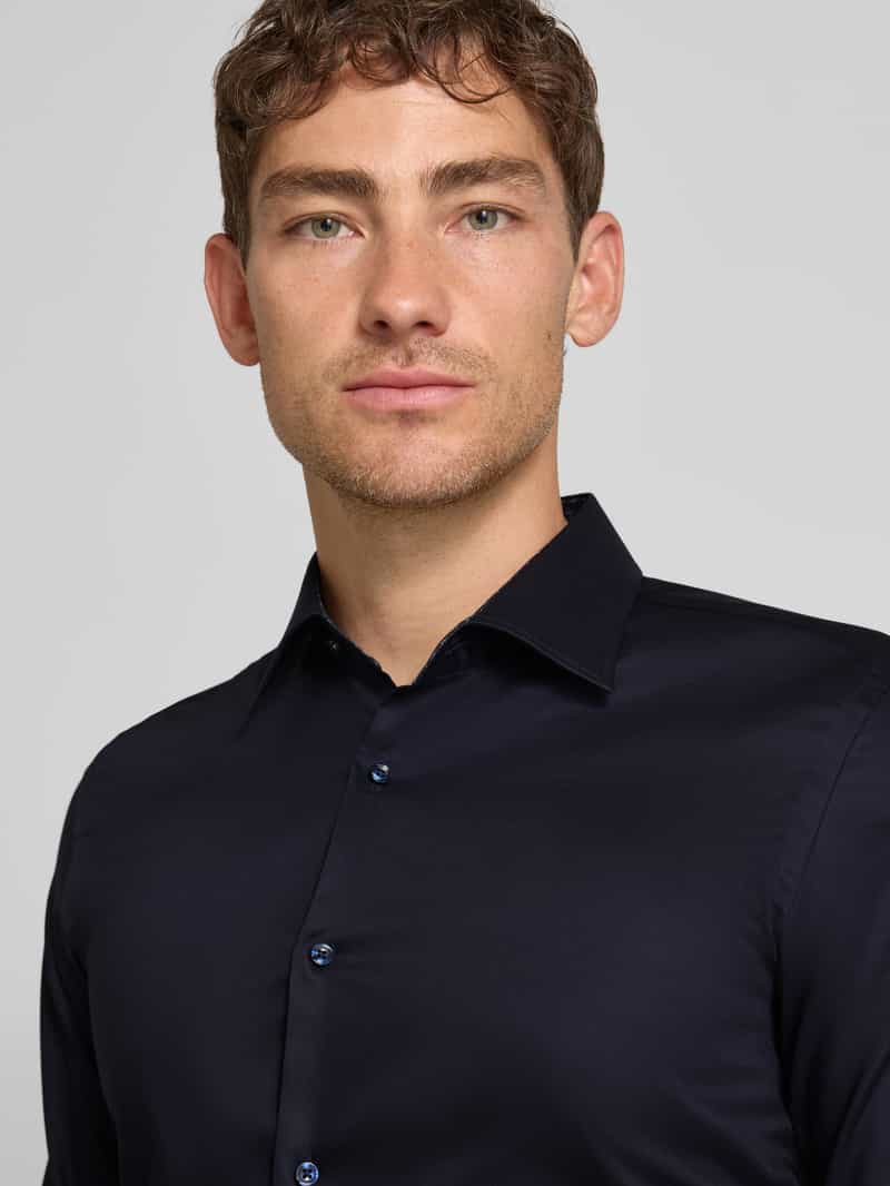 Boss Slim fit zakelijk overhemd met extra lange mouwen model 'HANK'