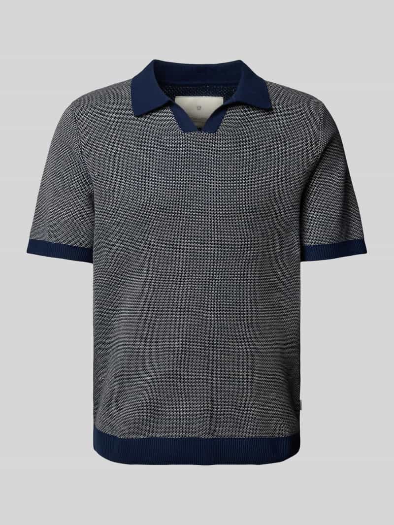 Jack & Jones Premium Regular fit poloshirt met V-hals model 'CEASTON'