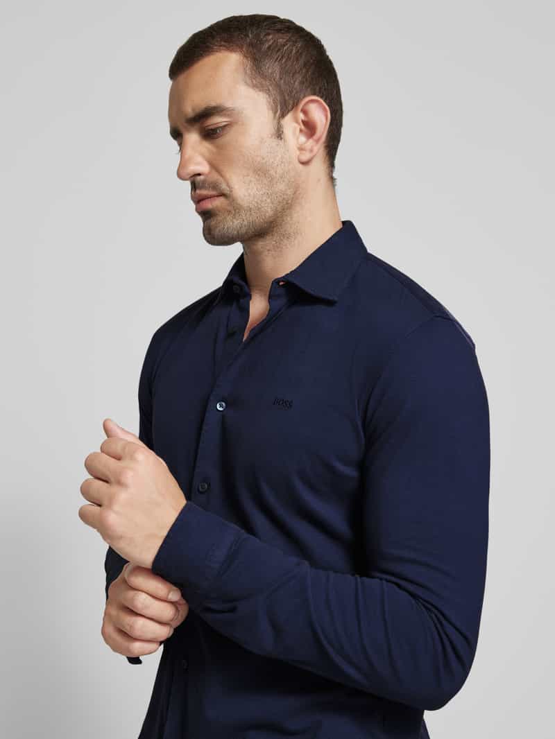 Boss Orange Regular fit vrijetijdsoverhemd met kentkraag model 'Mysoft'