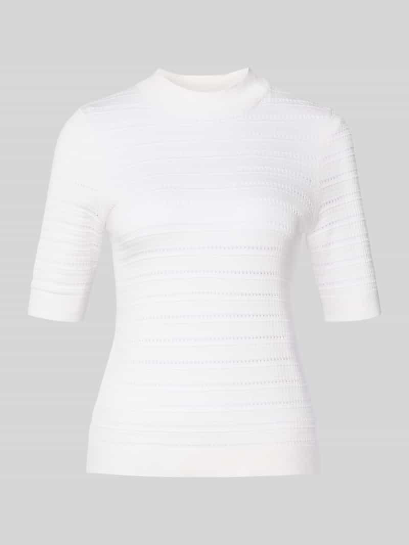 comma Gebreide pullover met ribboorden