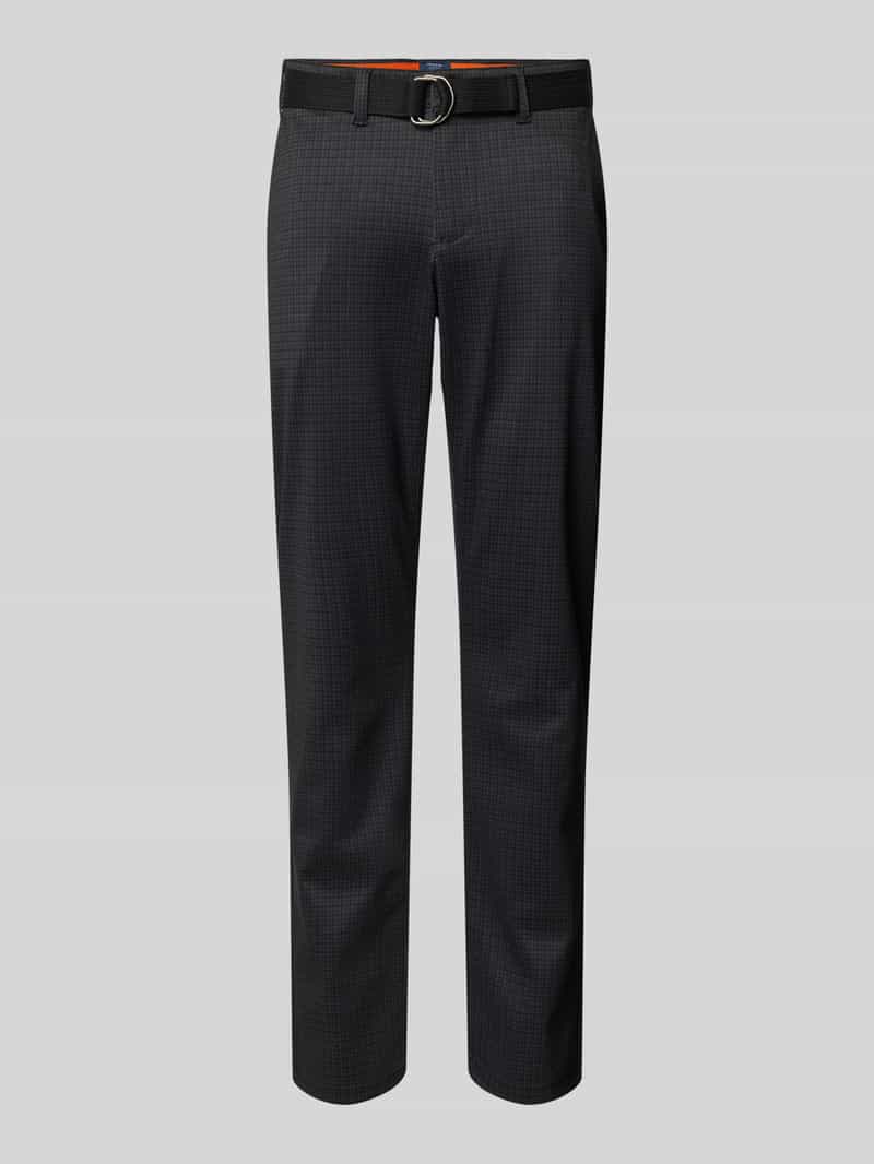 MCNEAL Slim fit broek met riem