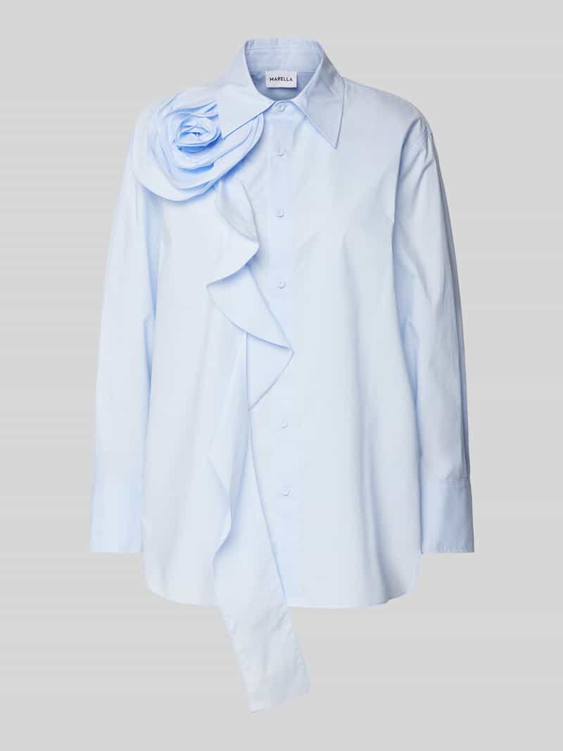 Marella Overhemdblouse met decoratieve afwerking model 'KETCH'