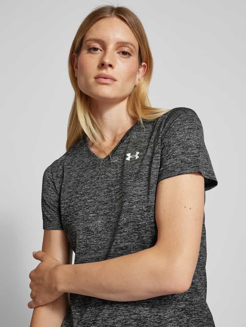 Under Armour T-shirt met V-hals model 'Tech'