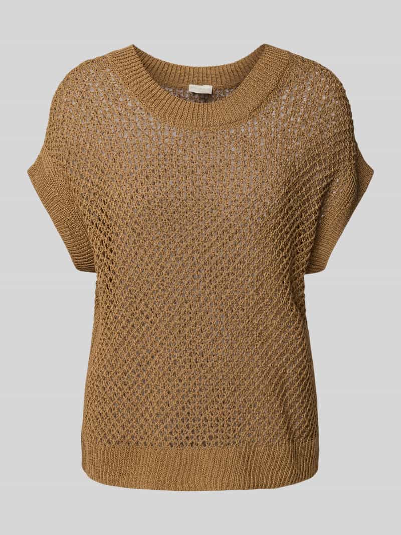 Gebreid shirt met ronde hals