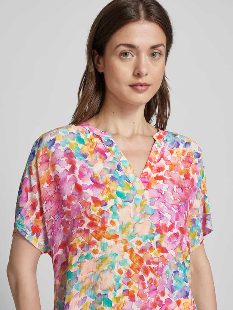 milano italy Blouseshirt met all-over motief